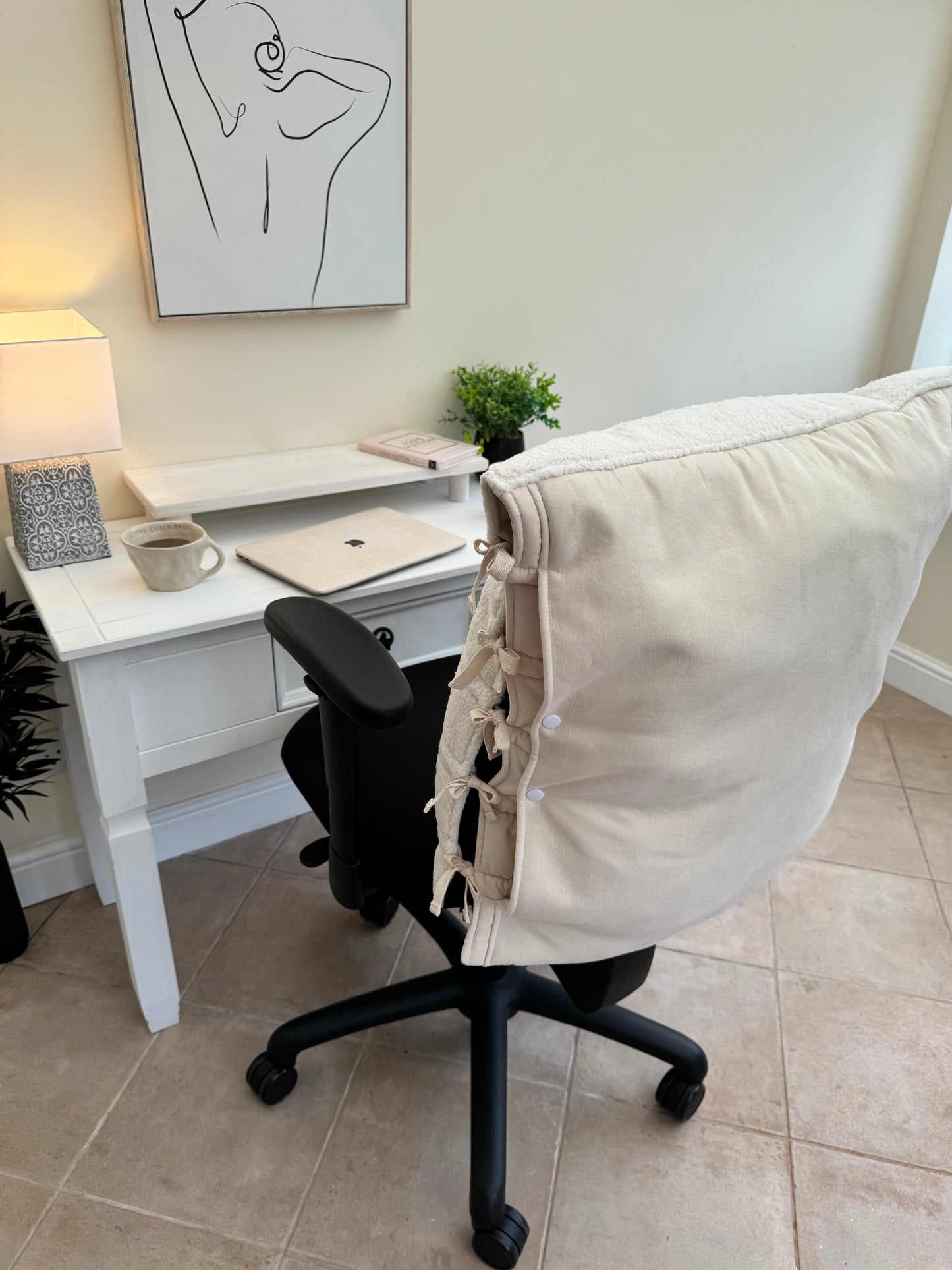 The Chair Snug - Cream - Premium Desk Chair Blanket