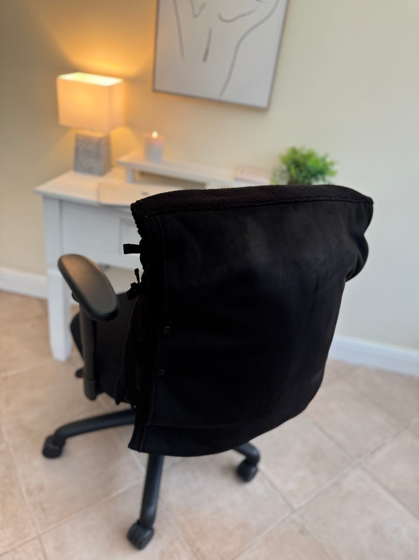 The Chair Snug - Black - Premium Desk Chair Blanket